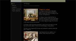 Desktop Screenshot of ladesigninteriors.com